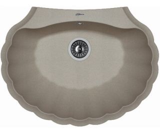 Кухонная мойка Florentina Гребешок серый шёлк